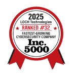 2023 Best Employers Named by Inc. 5000 with a red ribbon design.
